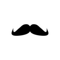 moustache icône vecteur conception modèles