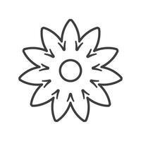 fleur icône vecteur conception modèles