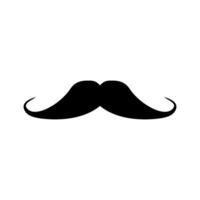 moustache icône vecteur conception modèles