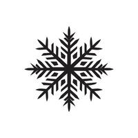 neige icône sur une blanc Contexte. vecteur illustration dans plat style.