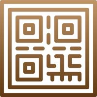 icône de vecteur de code qr