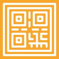 icône de vecteur de code qr