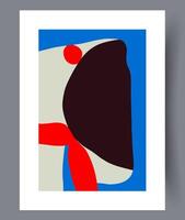 scandinave abstrait vecteur imprimer. minimaliste abstrait mur art Contexte pour imprimer. scandinave vecteur style.