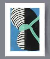 scandinave abstrait vecteur imprimer. minimaliste abstrait mur art Contexte pour imprimer. scandinave vecteur style.