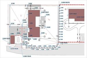 vecteur plan de un architectural plan directeur