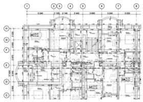 détaillé architectural plusieurs étages bâtiment sol plan, appartement mise en page, plan. vecteur illustration