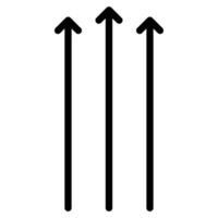 La Flèche icône diagramme graphique, infographie, élément, vecteur