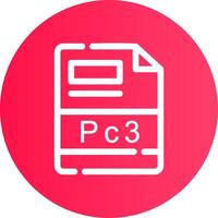 pc3 Créatif icône conception vecteur