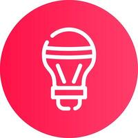 LED ampoule Créatif icône conception vecteur