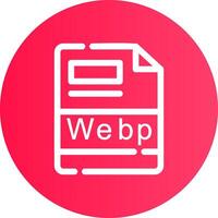 webp Créatif icône conception vecteur