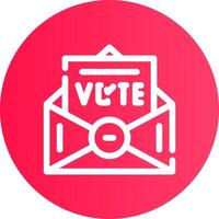 voter la conception d'icônes créatives vecteur