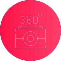 360 caméra Créatif icône conception vecteur