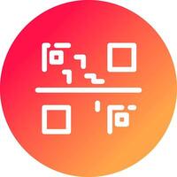 conception d'icône créative de code qr vecteur