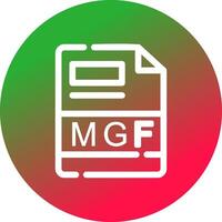 mgf Créatif icône conception vecteur
