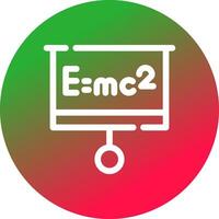 conception d'icône créative de relativité vecteur