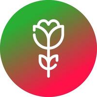 fleur tulipe Créatif icône conception vecteur