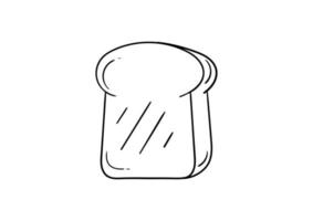 pain dessiné à la main vecteur