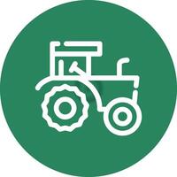 conception d'icône créative de tracteur vecteur