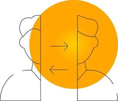 soi détermination Créatif icône conception vecteur