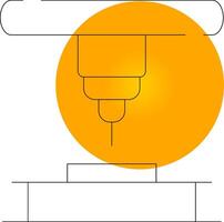 conception d'icônes créatives de machines vecteur