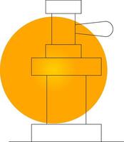 conception d'icône créative de loi vecteur