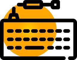 conception d'icône créative clavier vecteur