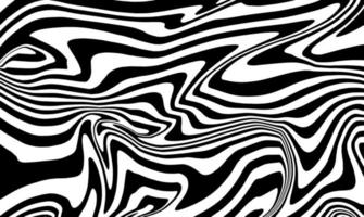 motif abstrait noir et blanc comme psychédélique vecteur