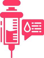 conception d'icône créative de seringue vecteur