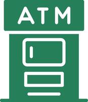 conception d'icône créative atm vecteur