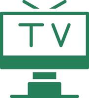 conception d'icône créative tv vecteur