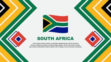 Sud Afrique drapeau abstrait Contexte conception modèle. Sud Afrique indépendance journée bannière fond d'écran vecteur illustration. Sud Afrique conception