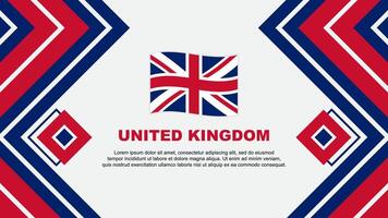 uni Royaume drapeau abstrait Contexte conception modèle. uni Royaume indépendance journée bannière fond d'écran vecteur illustration. uni Royaume conception