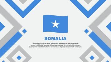 Somalie drapeau abstrait Contexte conception modèle. Somalie indépendance journée bannière fond d'écran vecteur illustration. Somalie modèle