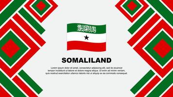 Somaliland drapeau abstrait Contexte conception modèle. Somaliland indépendance journée bannière fond d'écran vecteur illustration. Somaliland