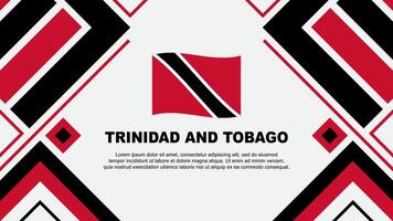 Trinidad et Tobago drapeau abstrait Contexte conception modèle. Trinidad et Tobago indépendance journée bannière fond d'écran vecteur illustration. Trinidad et Tobago drapeau