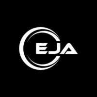 eja lettre logo conception, inspiration pour une unique identité. moderne élégance et Créatif conception. filigrane votre Succès avec le frappant cette logo. vecteur