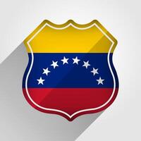 Venezuela drapeau route signe illustration vecteur