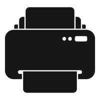 encre Bureau imprimante icône Facile vecteur. l'informatique machine vecteur