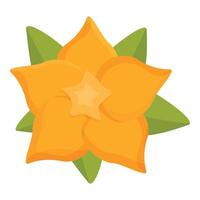 mignonne bali fleur icône dessin animé vecteur. voyage Asie vacances vecteur