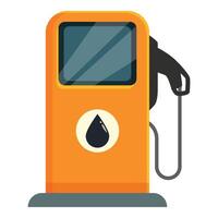 essence pétrole station la fourniture icône dessin animé vecteur. essence Naturel vecteur