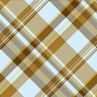 femme textile sans couture tissu, étape vérifier plaid Contexte. livre modèle texture vecteur tartan dans ambre et lumière couleurs.