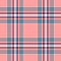 vérifier textile Contexte de texture plaid sans couture avec une tartan modèle en tissu vecteur. vecteur