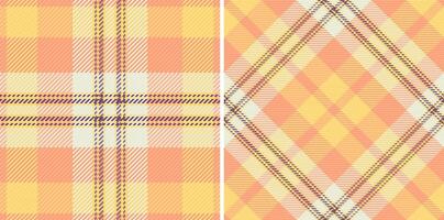 modèle Contexte vérifier de plaid en tissu sans couture avec une texture tartan textile vecteur. vecteur