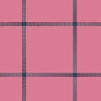 motif sans couture à carreaux en rose. vérifier la texture du tissu. impression textile vectorielle. vecteur