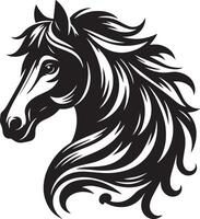 équestre élégance cheval icône conception galopant la grâce emblématique cheval pro vecteur illustration