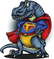 super trex art vecteur