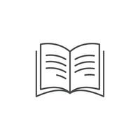 branché livre éducation école icône vecteur logo modèle