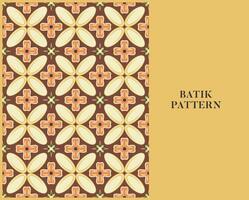 batik modèle avec rétro style et Couleur vecteur