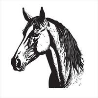 cheval silhouette animal logo noir les chevaux graphique vecteur illustration