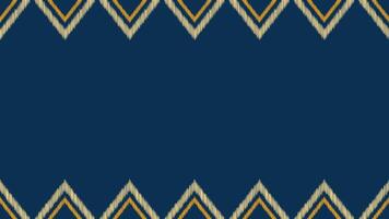 traditionnel ethnique ikat motif en tissu modèle géométrique style.africain ikat broderie ethnique Oriental modèle bleu Contexte fond d'écran. résumé, vecteur, illustration.texture, cadre, décoration. vecteur